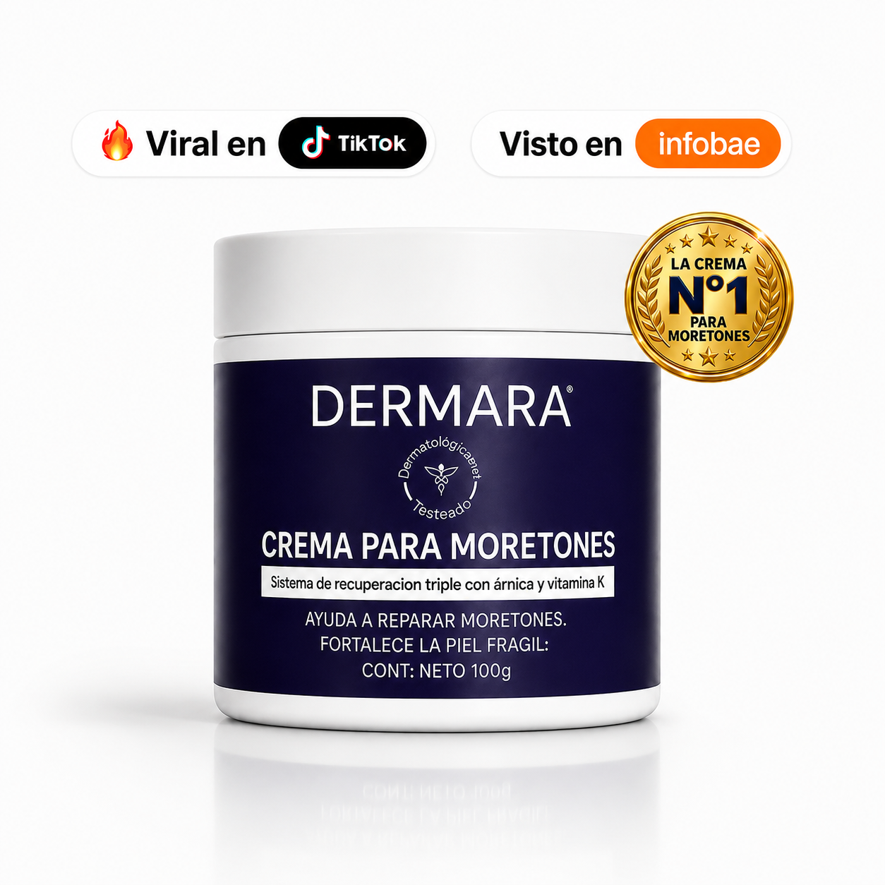 Pote de DERMARA® Crema para Moretones